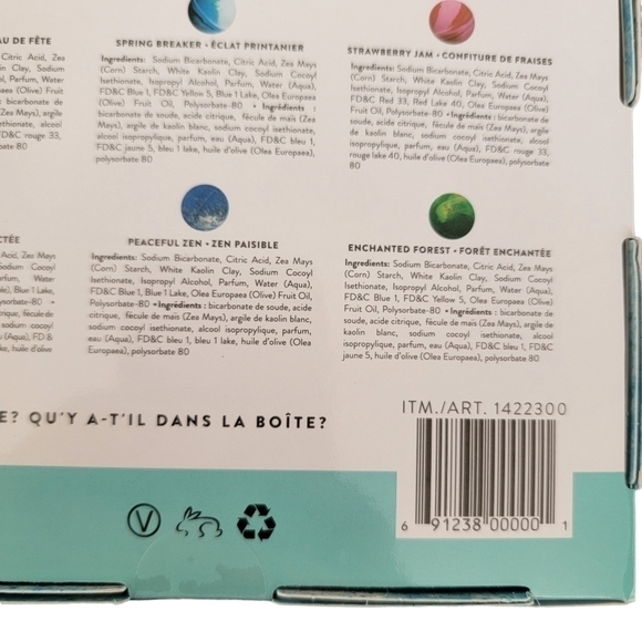 🛑 2 / $40 Sale! Naturally Vain Handmade Natural Bathbombs 9 count NWT - Picture 5 of 12